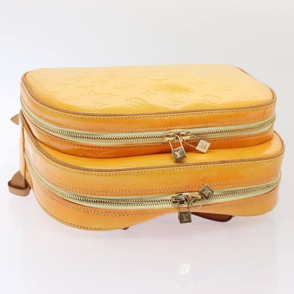 LOUIS VUITTON Monogram Vernis Marley Backpack Yellow M91040 LV Auth ep5066 - Picture 6 of 16